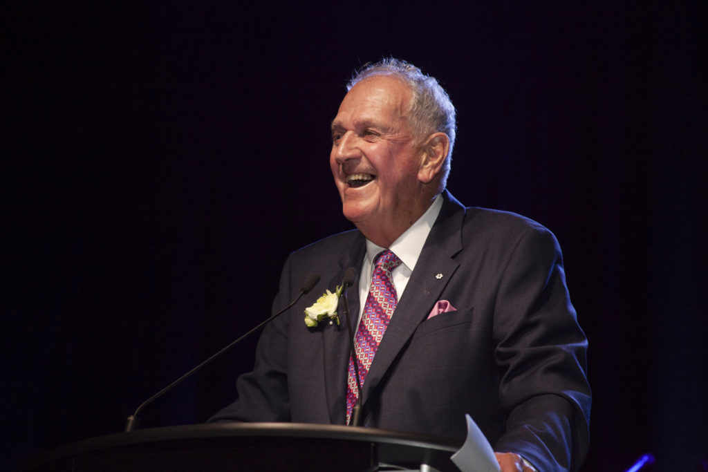 Photo of Jack Flemming giving a speech