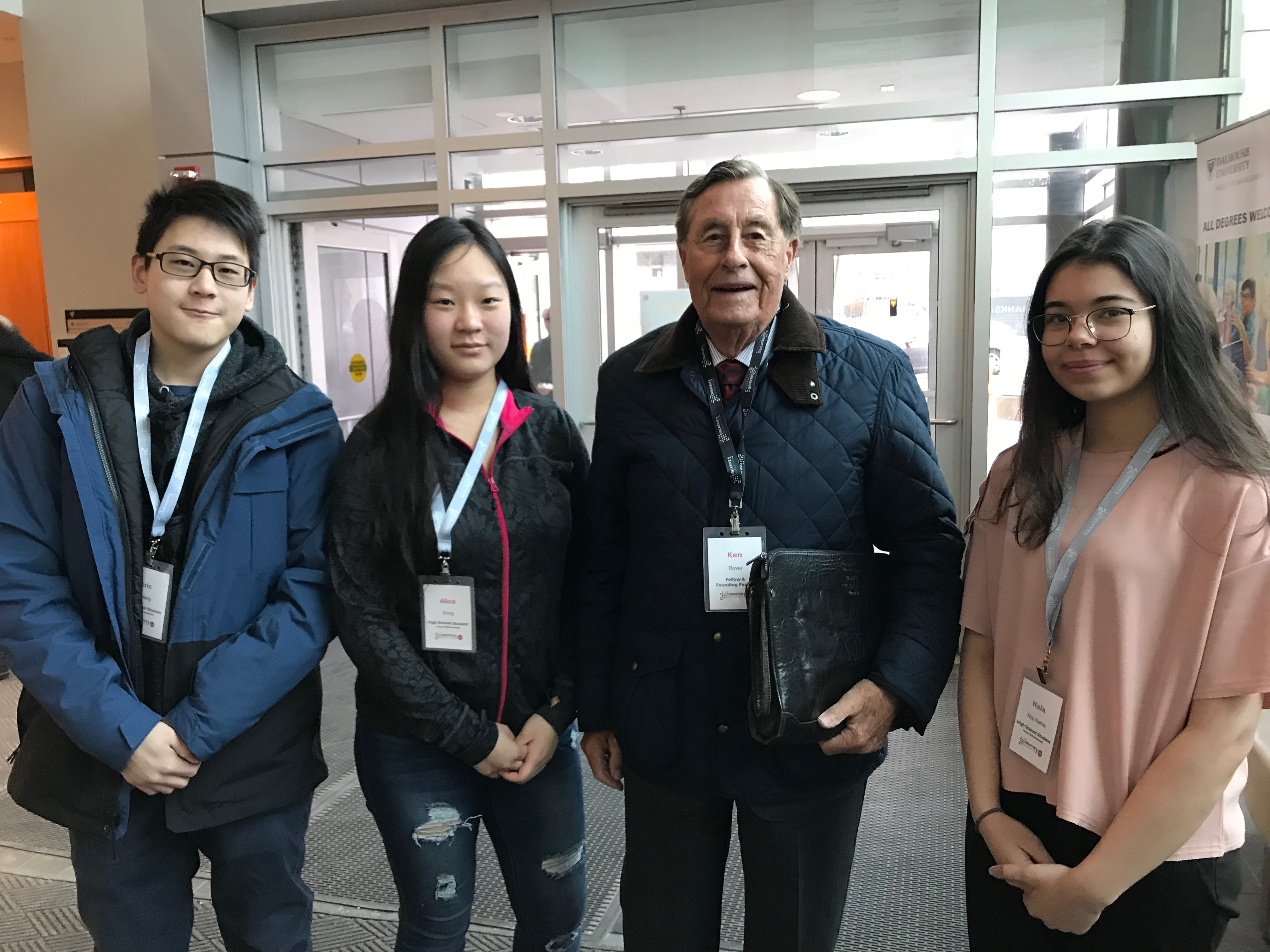 Photo of Kenneth Rowe and JA Achievers