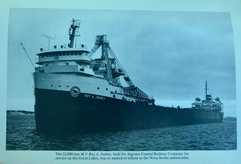 Photo of the M.V Roy A Jodrey