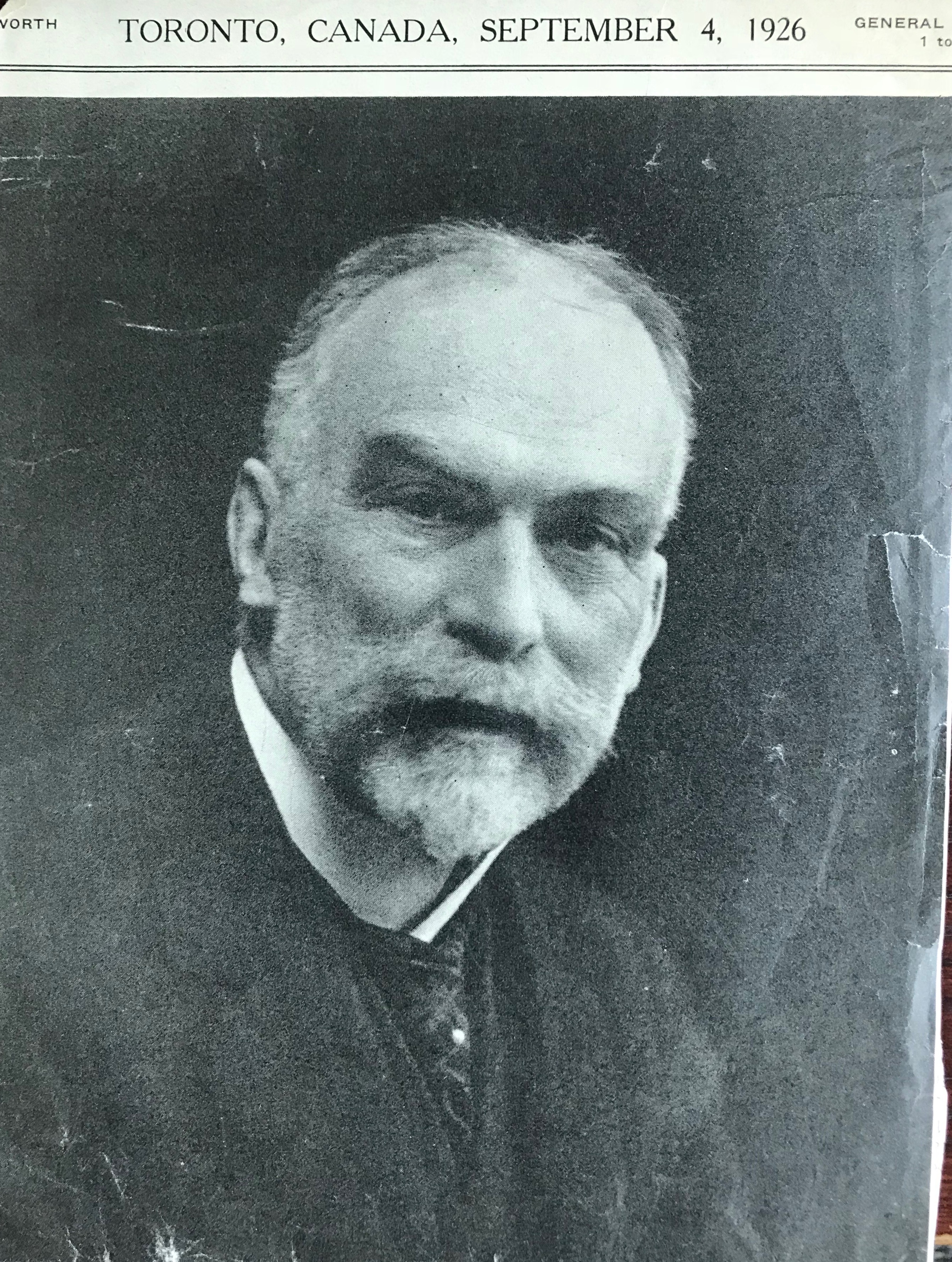 Portrait photo of W.A Black
